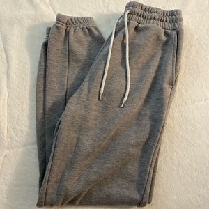 Grey sweatpants